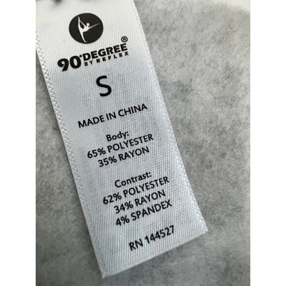 New 90 DEGREE BY REFLEX Size S Pullover Hoodie LFW99004 Celestial Silver Star - Picture 6 of 13